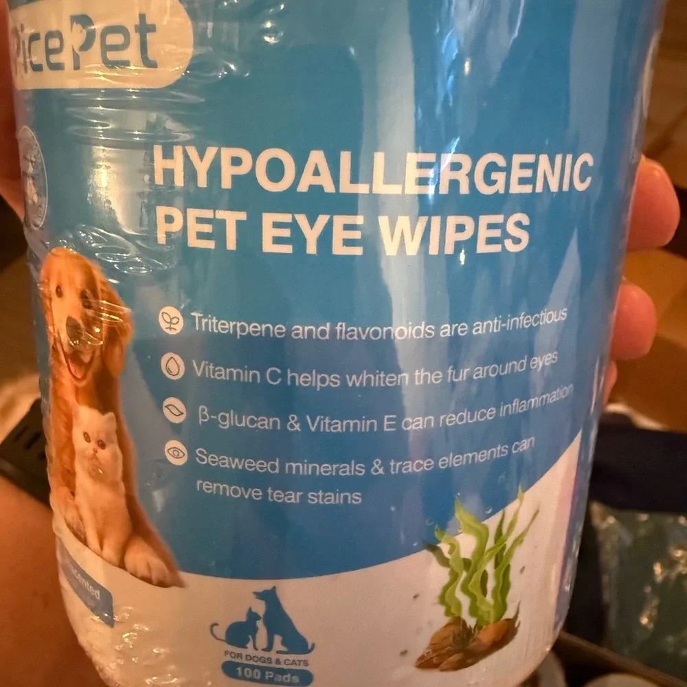 PricePet Hypoallergenic Pet Eye Wipes